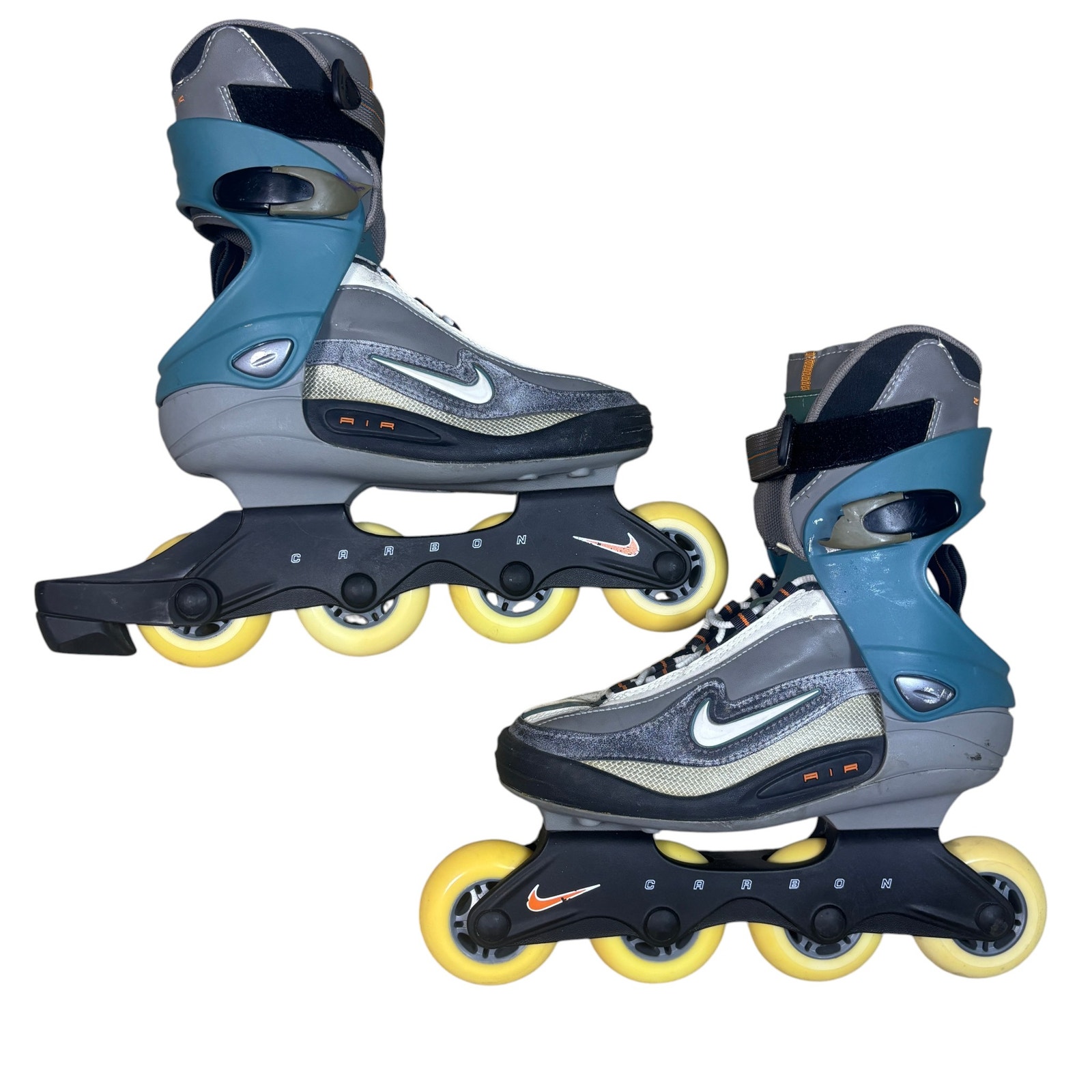 Vintage Y2k 2000 Nike Air Carbon Roller Blades Mens Us 8 Retro Sportswear 2000s